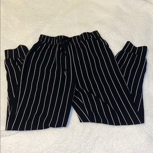 SHEIN black & white pants